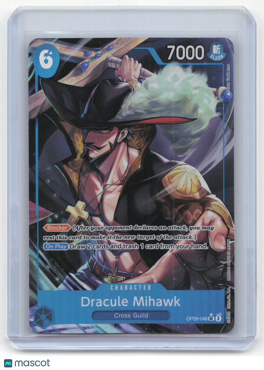 2023 One Piece Card Game Dracule Mihawk Emperors in the New World #OP09-048