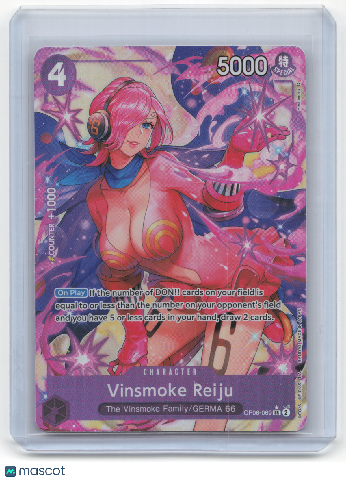 2023 One Piece Card Game Vinsmoke Reiju Wings of the Captain #OP06-069