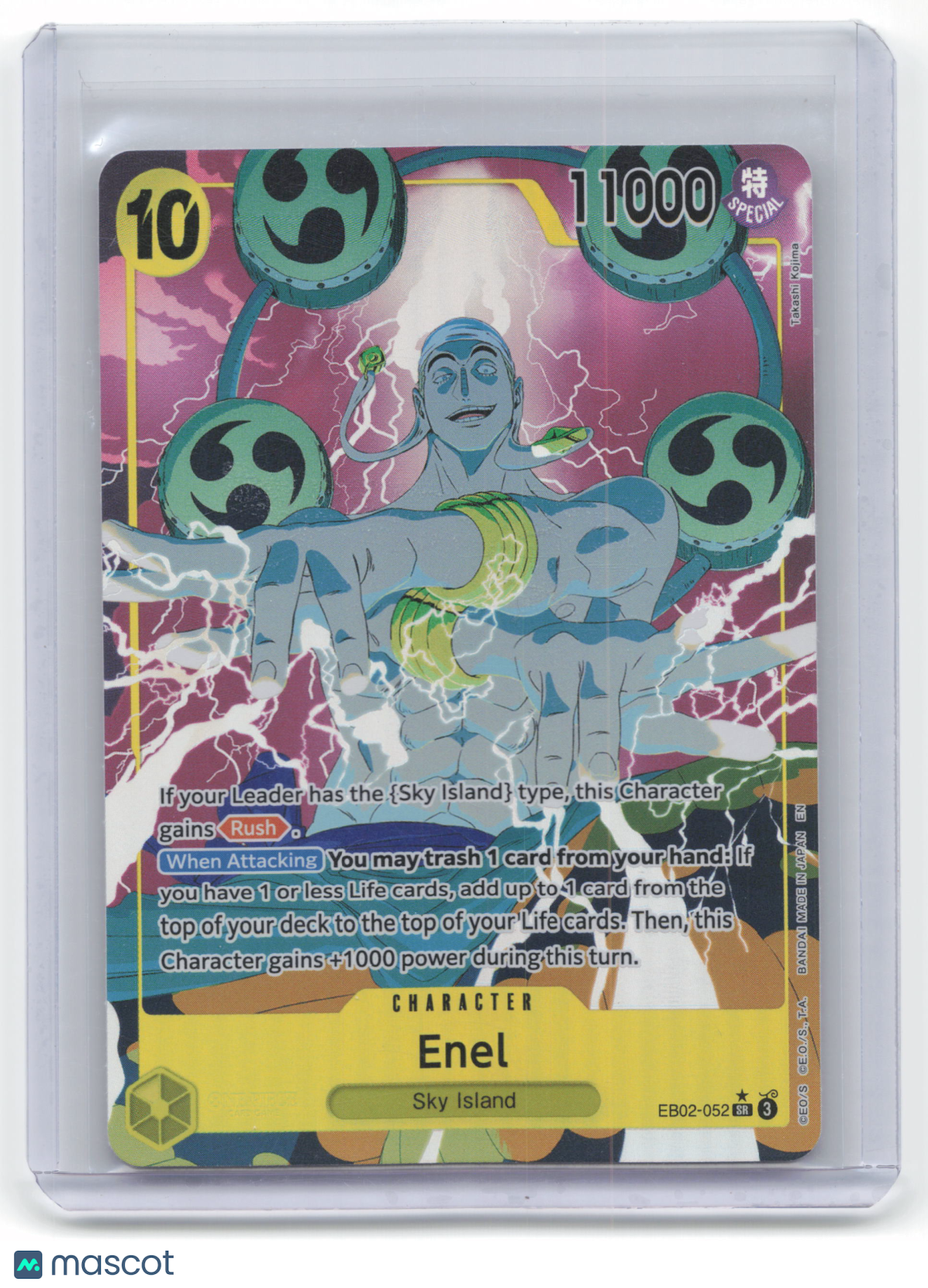 2023 One Piece Card Game Enel Anime 25th Collection #EB02-052