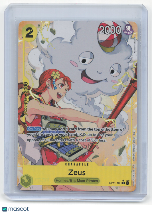 2023 One Piece Card Game Zeus A Fist of Divine Speed #OP11-106