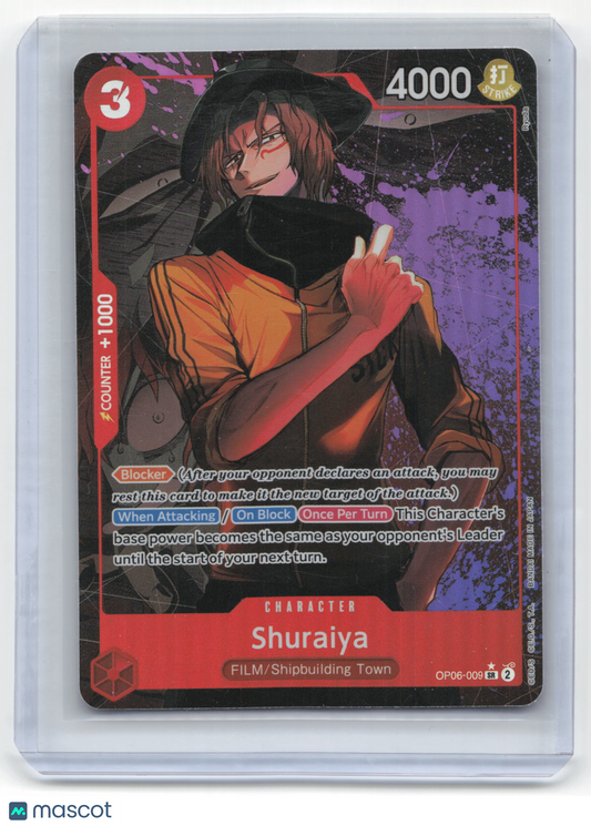2023 One Piece Card Game Shuraiya Wings of the Captain #OP06-009