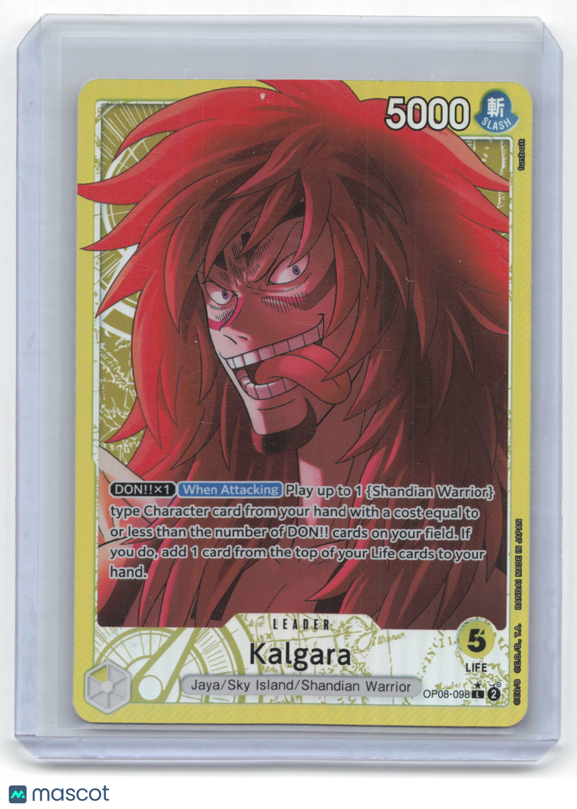 2023 One Piece Card Game Kalgara Two Legends #OP08-098