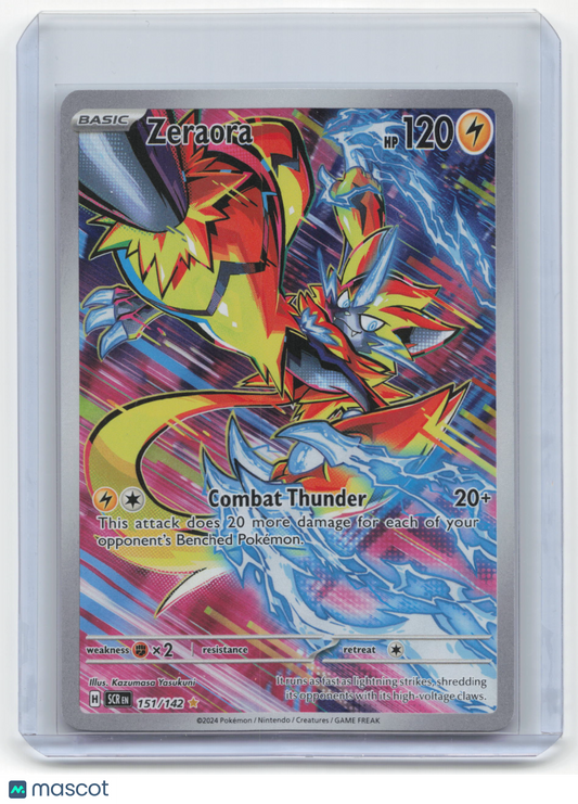 2024 Pokemon Zeraora Stellar Crown #151/142 Near Mint - Papa Joey's Collectibles