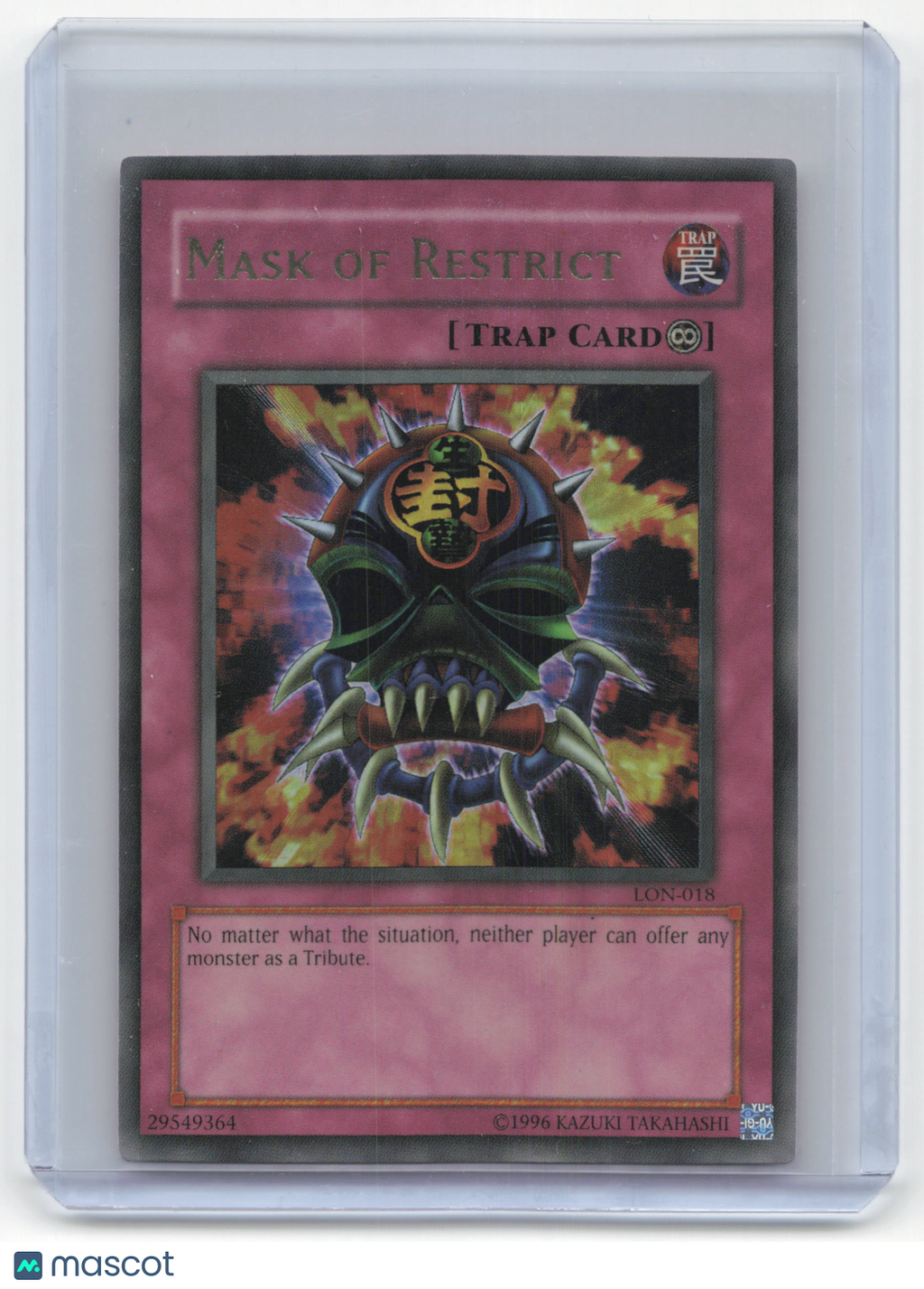 2003 Yu-Gi-Oh!—Mask of Restrict #LON-018 Labyrinth of Nightmare—Ultra Rare