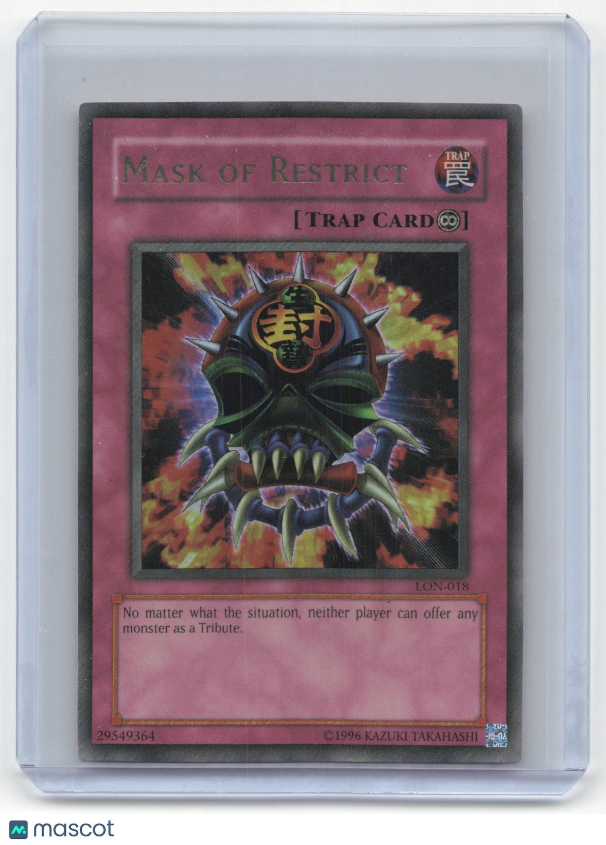 2003 Yu-Gi-Oh! Mask of Restrict Labyrinth of Nightmare #LON-018 Near Mint