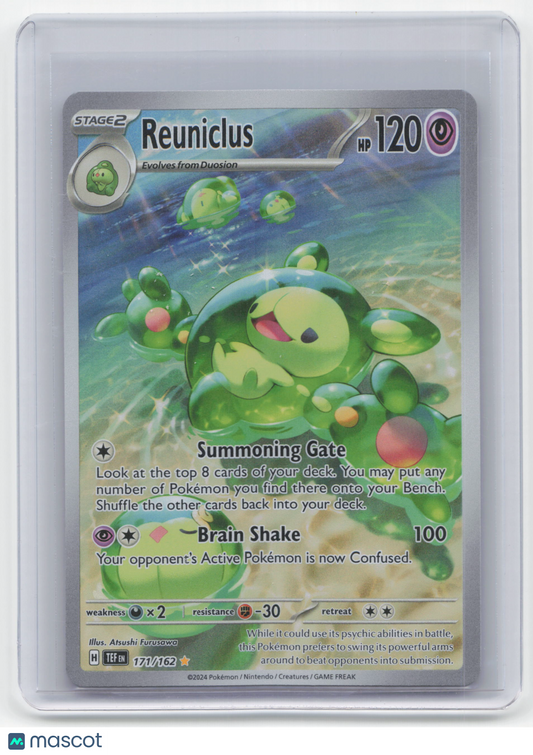 2024 Pokemon Reuniclus Temporal Forces #171/162 Near Mint