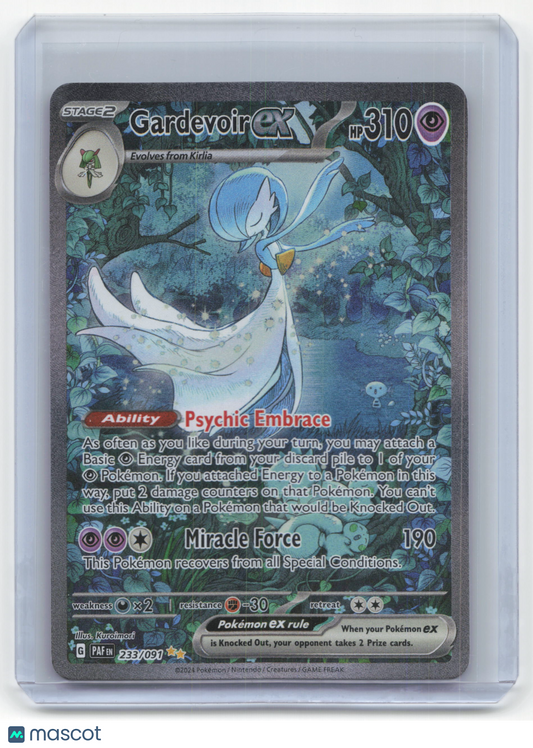 2024 Pokemon Gardevoir EX Paldean Fates #233/91 Near Mint