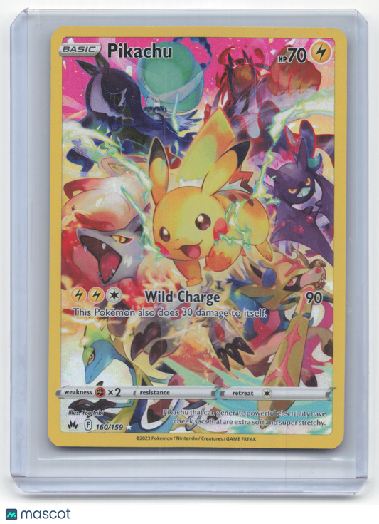 2023 Pokemon Pikachu Crown Zenith #160/159 Near Mint