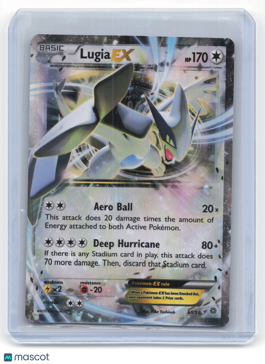 2015 Pokemon Lugia EX Ancient Origins #68/98 Near Mint