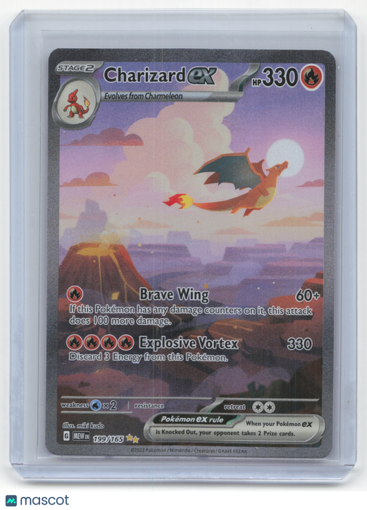2023 Charizard EX Pokemon 151 #199/165 Near Mint