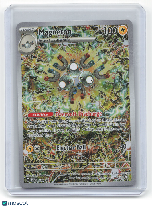 2024 Pokemon—Magneton #159 SVP Black Star Promos—Rare Holo Near Mint