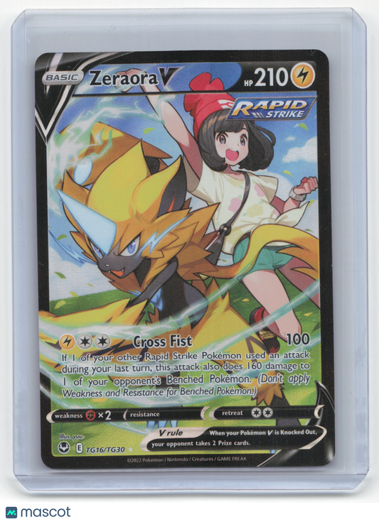 2022 Pokemon Zeraora V Silver Tempest: Trainer Gallery #TG16/TG30 Near Mint
