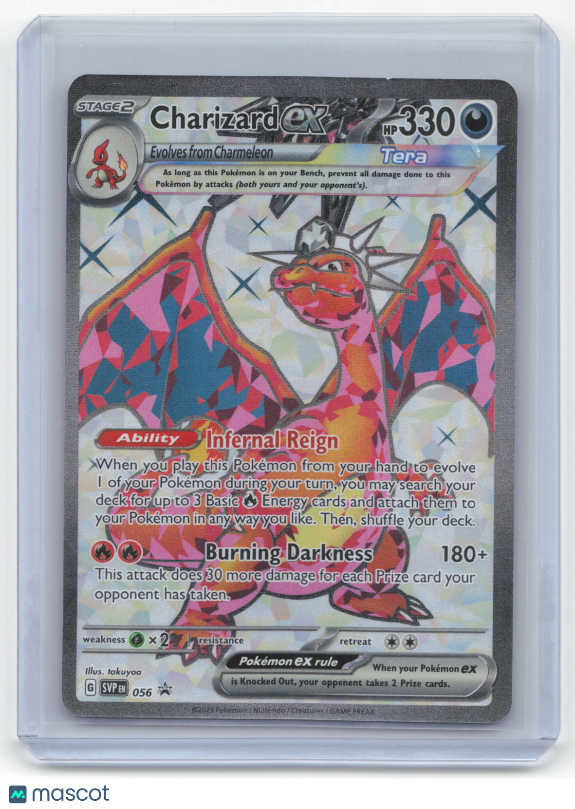 2023 Pokemon Charizard EX SVP Black Star Promos #56/193 Near Mint