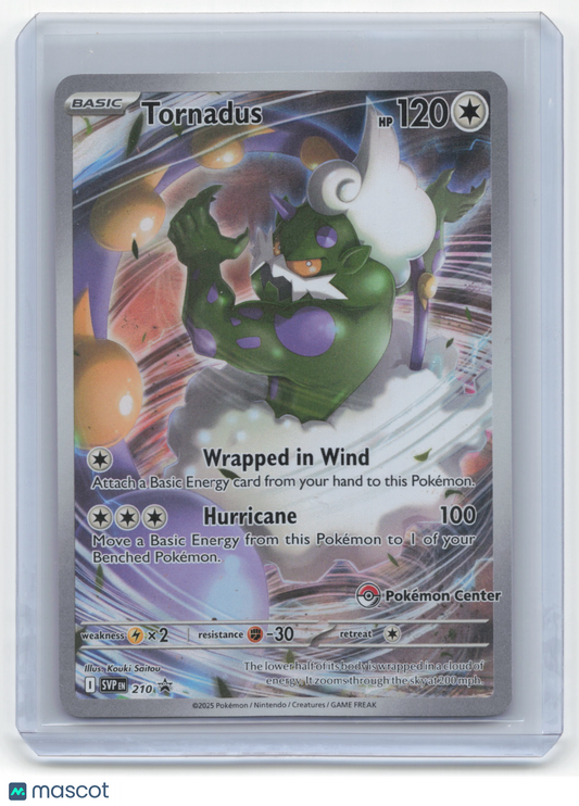 2025 Pokemon Tornadus SVP Black Star Promos #SVP EN 210 NM (Pokemon Center)