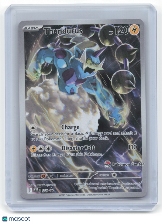 2025 Pokemon Thundurus SVP Black Star Promos #SVP EN 209 NM (Pokemon Center)