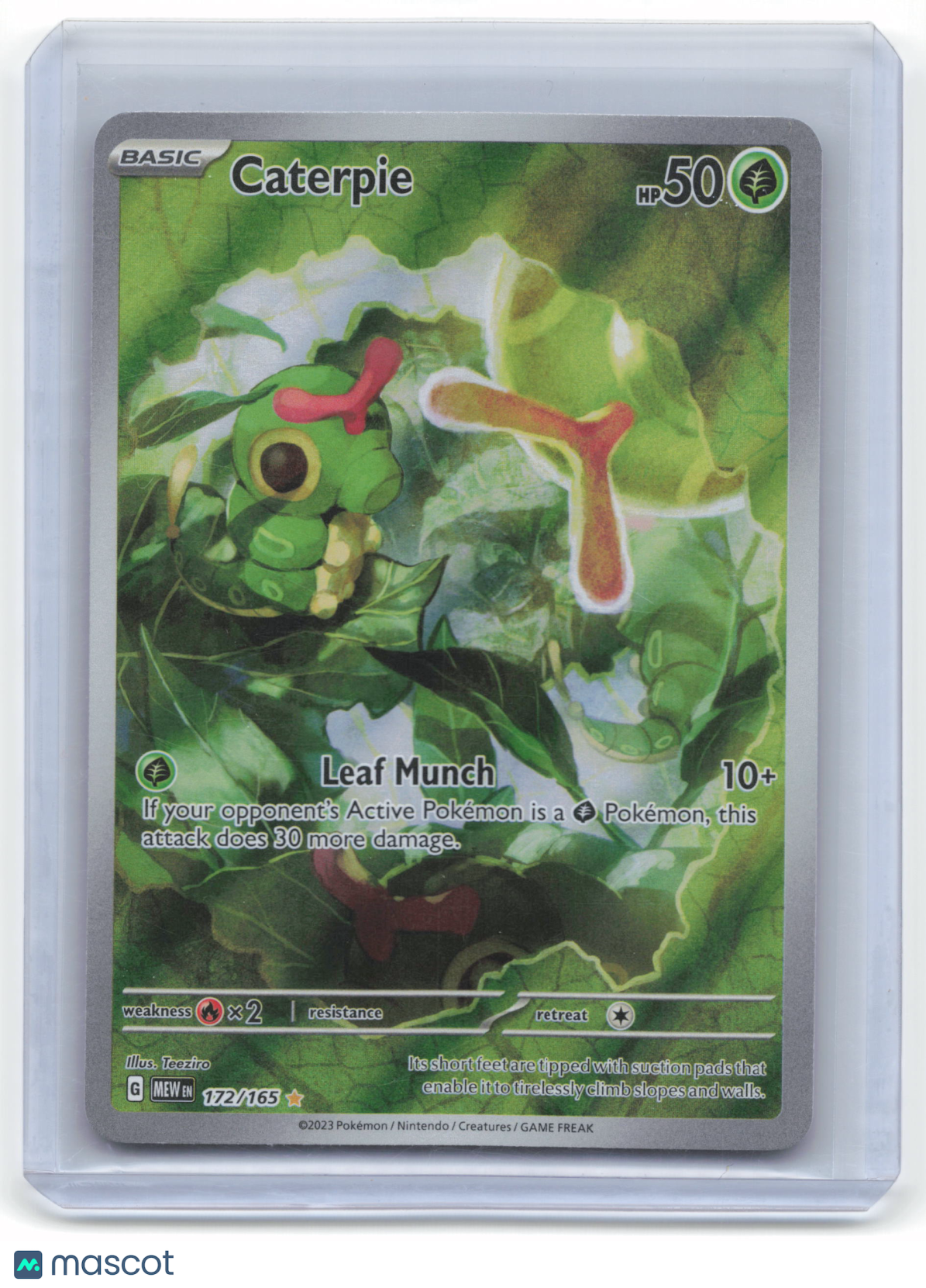 2023 Caterpie Pokemon 151 #172/165 Near Mint