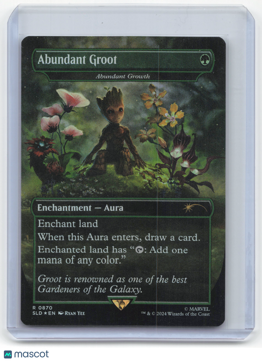 2024 Magic: The Gathering Abundant Groot Secret Lair #0870 Near Mint