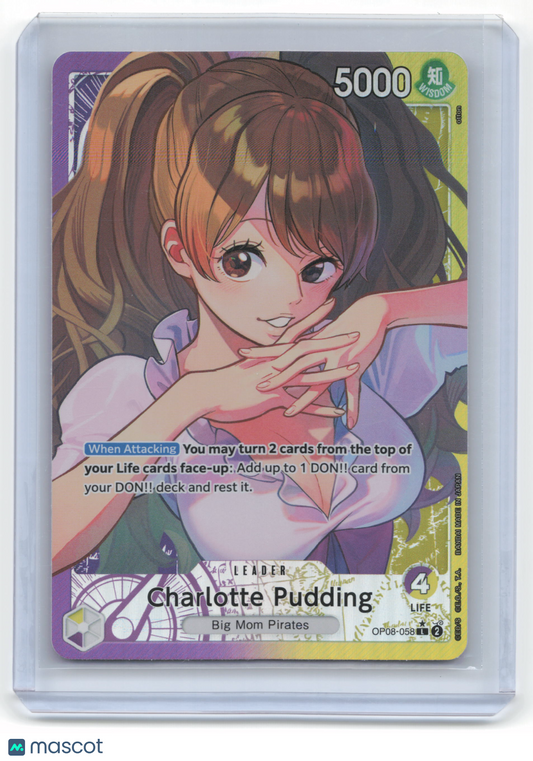 2024 One Piece Card Game Charlotte Pudding Two Legends #OP08-088 Near Mint