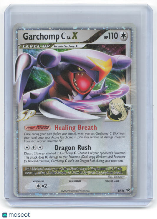2009 Pokemon Garchomp C LV.X DP Black Star Promos #DP46 Moderately Played