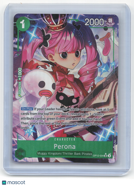 2025 One Piece Card Game Perona Legacy of the Master #OP12-034 Near Mint