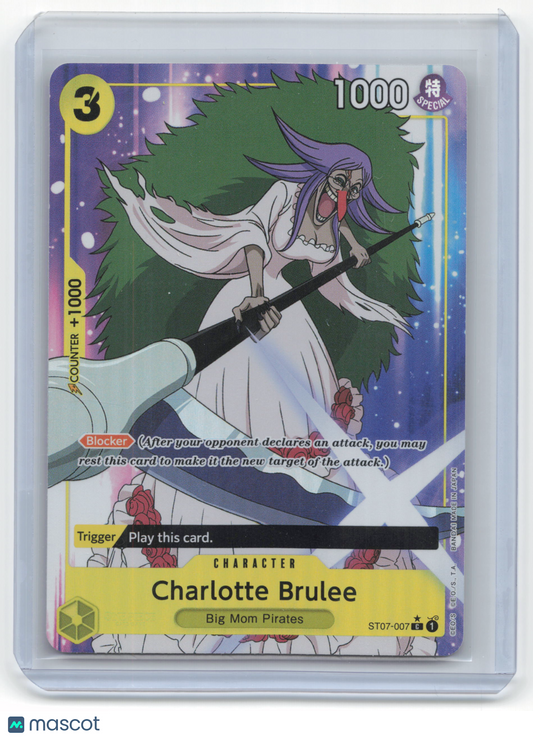 2023 One Piece Card Game Charlotte Brulee Big Mom Pirates #ST07-007 Near Mint