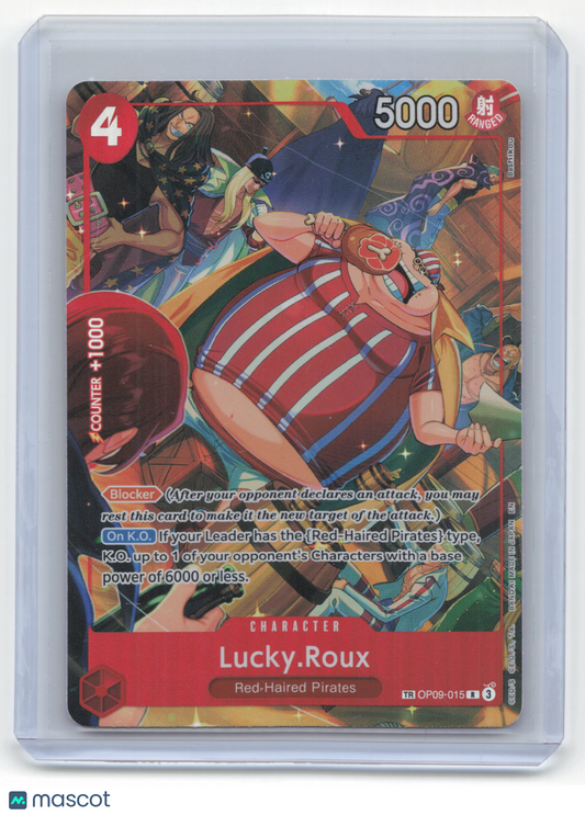 2024 One Piece Card Game Lucky Roux Emperors in the New World #OP09-015 NM