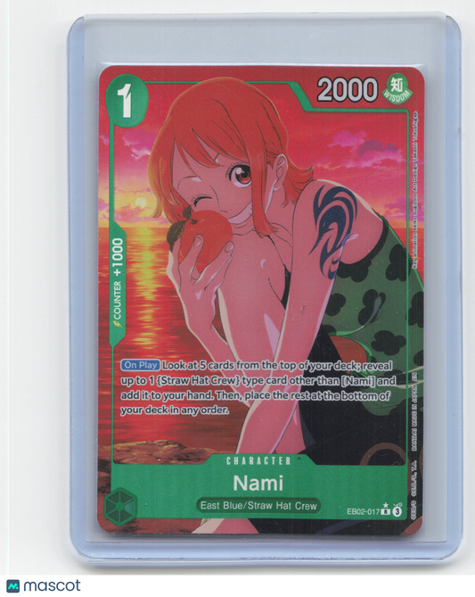 2025 One Piece Card Game Nami Anime 25th Collection #EB02-017 Near Mint