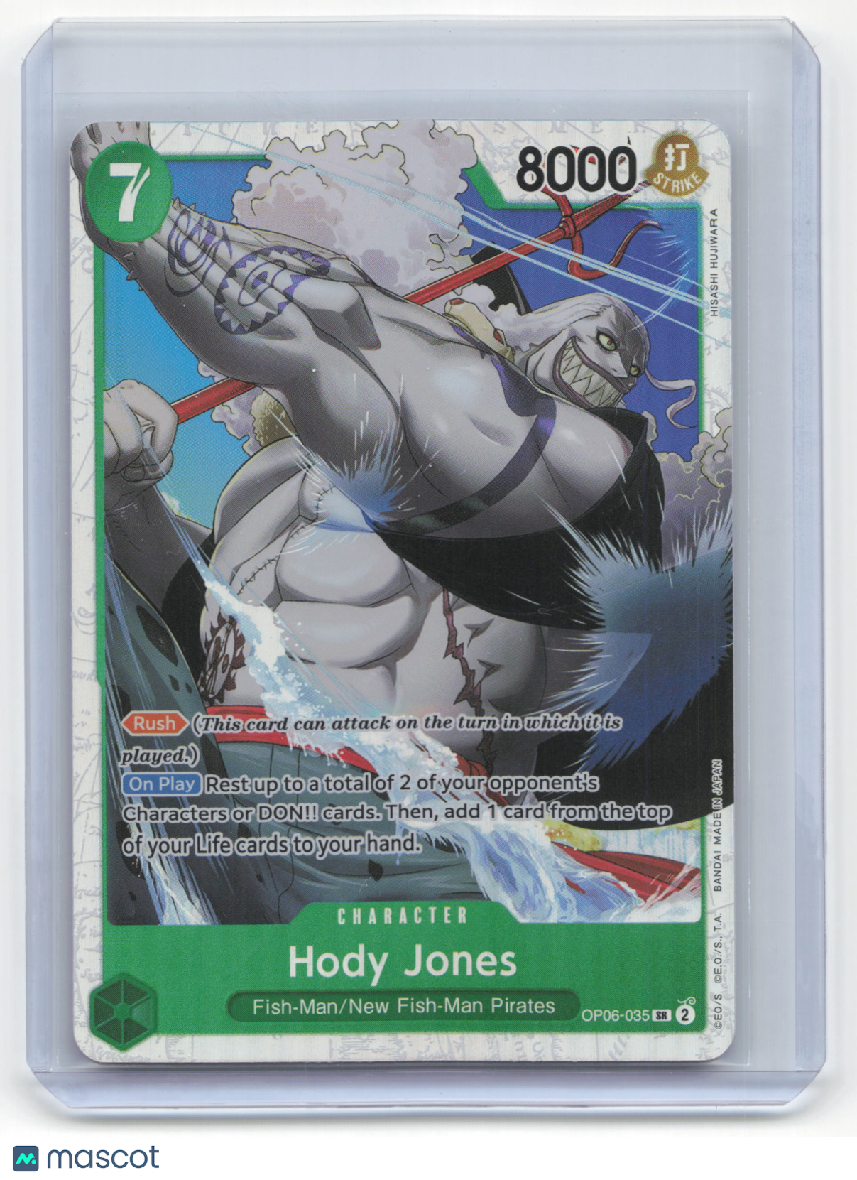 2024 One Piece Card Game Hody Jones Wings of the Captain #OP06-035 Near Mint