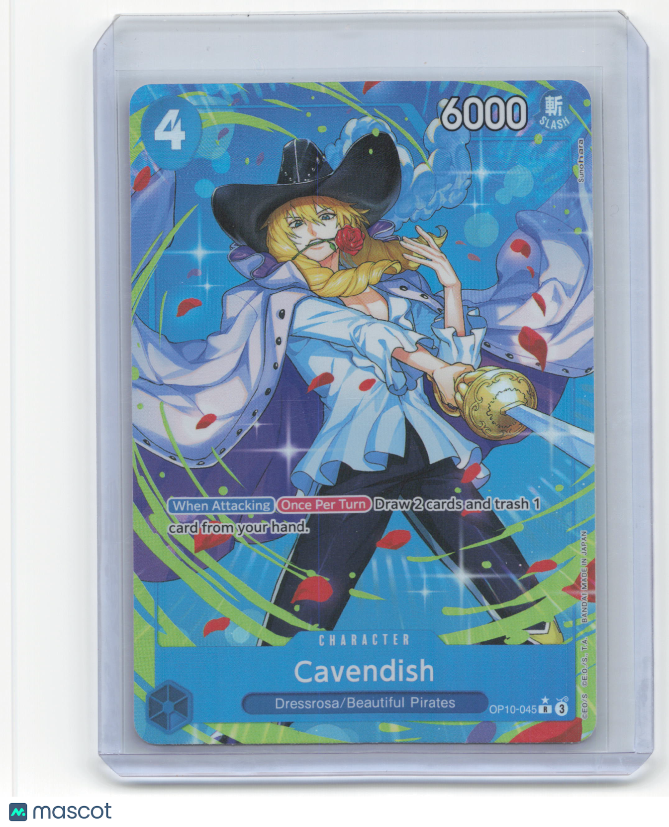 2025 One Piece Card Game Cavendish Royal Blood #OP10-045 Near Mint