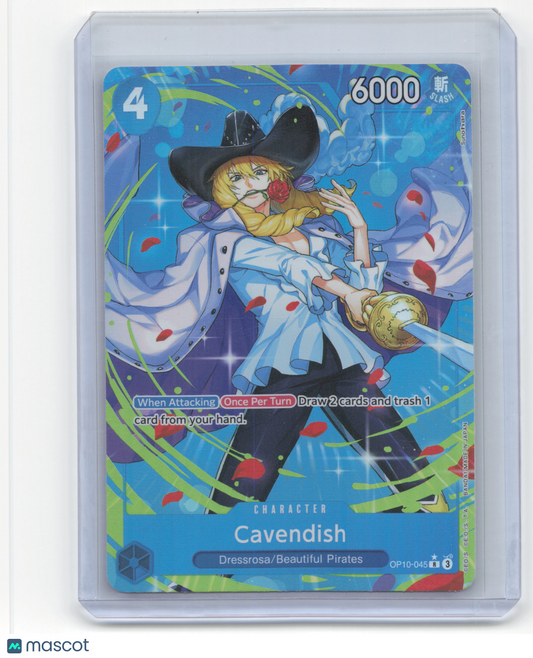 2025 One Piece Card Game Cavendish Royal Blood #OP10-045 Near Mint