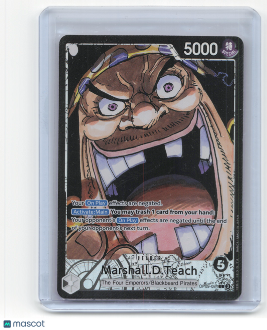 2024 One Piece Card Game Marshall D. Teach Emperors in the New World #OP09-081