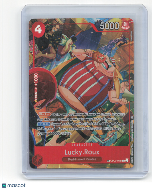 2024 One Piece Card Game Lucky Roux Emperors in the New World #OP09-015 NM