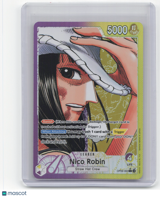 2024 One Piece Card Game Nico Robin Emperors in the New World #OP09-062 NM