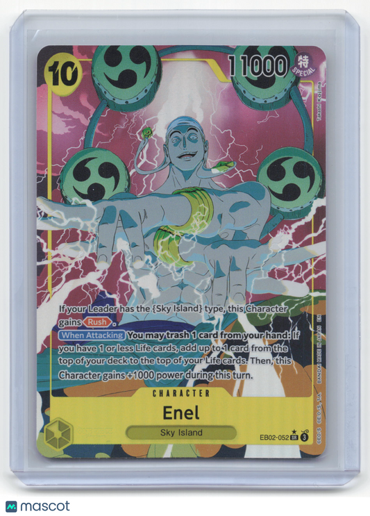 2025 One Piece Card Game Enel Anime 25th Collection #EB02-052 Near Mint