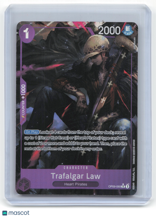 2024 One Piece Card Game Trafalgar Law Emperors in the New World #OP09-069 NM