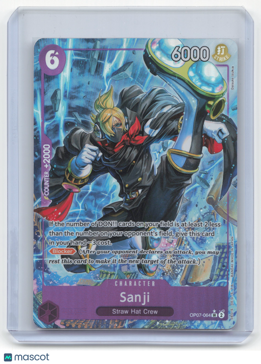 2024 One Piece Card Game Sanji 500 Years in the Future #OP07-064 Near Mint