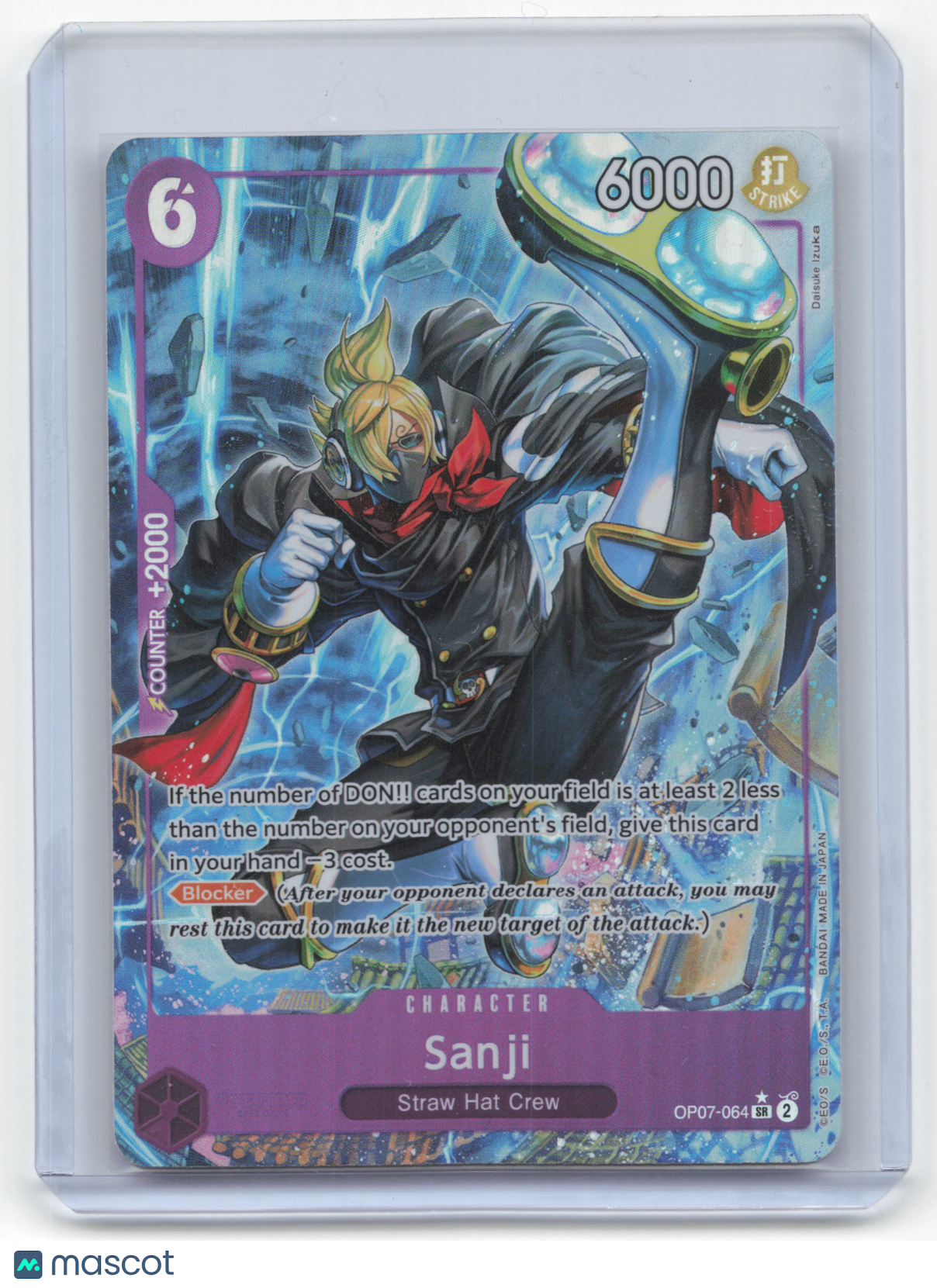 2024 One Piece Card Game Sanji 500 Years in the Future #OP07-064 Near Mint
