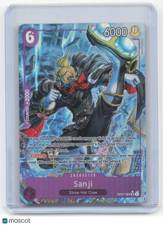 2024 One Piece Card Game Sanji 500 Years in the Future #OP07-064 Near Mint
