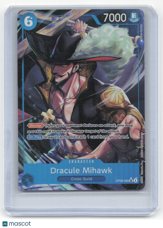 2024 One Piece Card Game Dracule Mihawk Emperors in the New World #OP09-048 NM