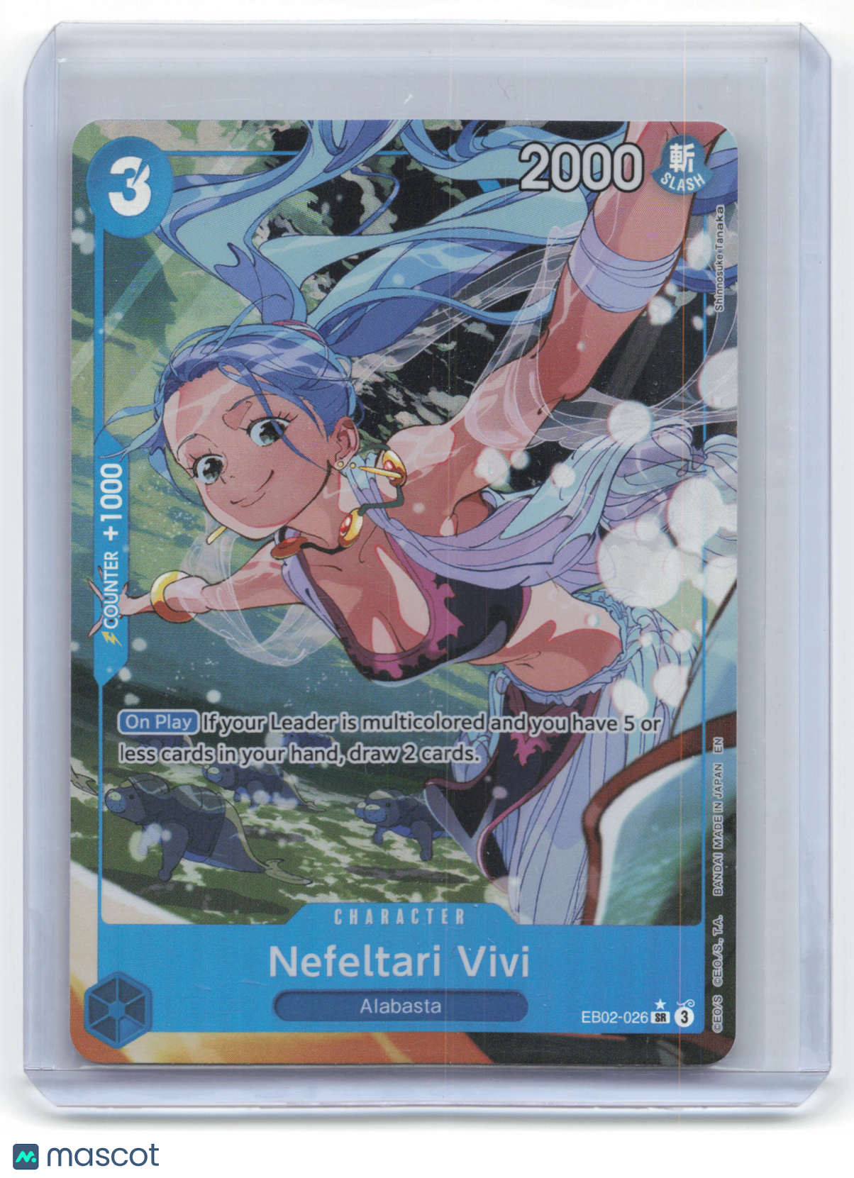 2025 One Piece Card Game Nefeltari Vivi Anime 25th Collection #EB02-026 NM