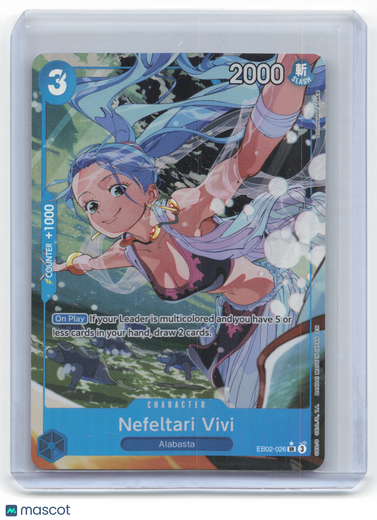 2025 One Piece Card Game Nefeltari Vivi Anime 25th Collection #EB02-026 NM