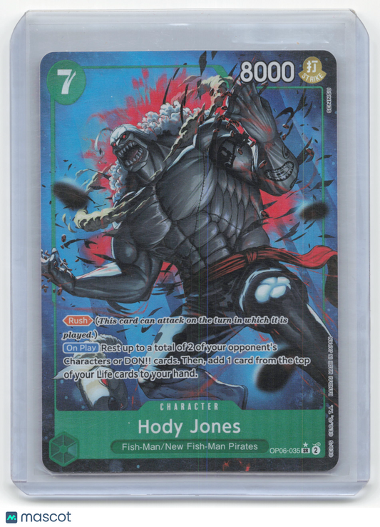 2024 One Piece Card Game Hody Jones Wings of the Captain #OP06-035 Near Mint