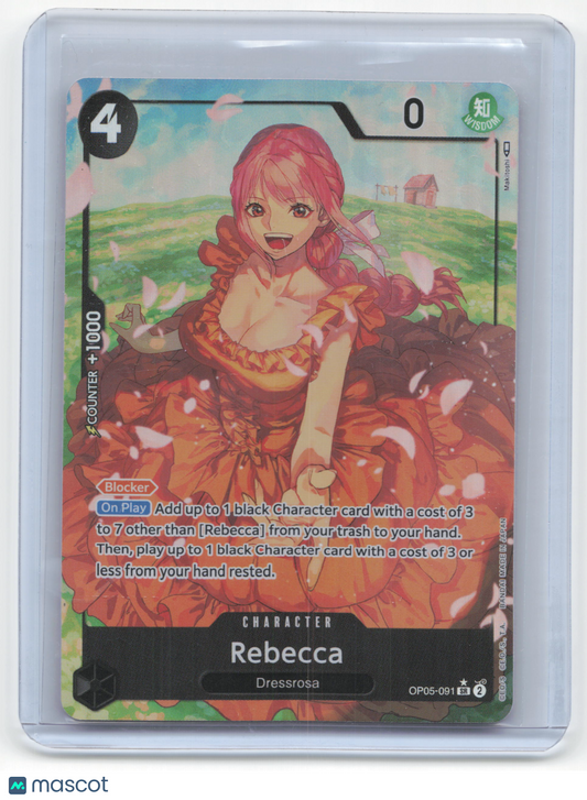 2023 One Piece Card Game Rebecca Awakening of the New Era #OP05-091 Near Mint