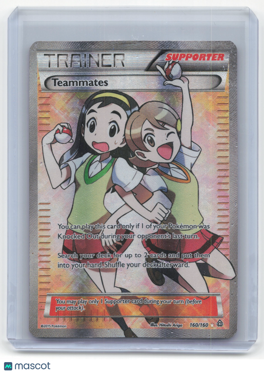 2015 Pokemon Teammates Primal Clash #160/160 Damaged