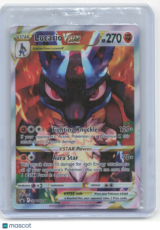 2023 Pokemon Lucario VSTAR Sword & Shield Promo Cards #SWSH291 Sealed Near Mint