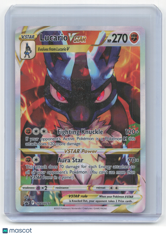 2023 Pokemon Lucario VSTAR Sword & Shield Promo Cards #SWSH291 Near Mint