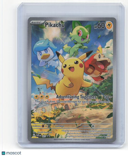 2023 Pokemon Pikachu Scarlet & Violet Promo Cards #027 Near Mint