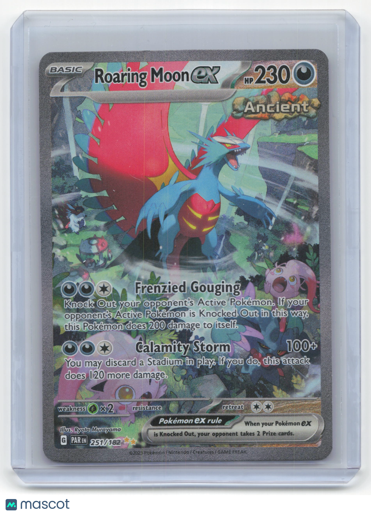 2023 Pokemon Roaring Moon EX Paradox Rift #251/182 SIR Lightly Played