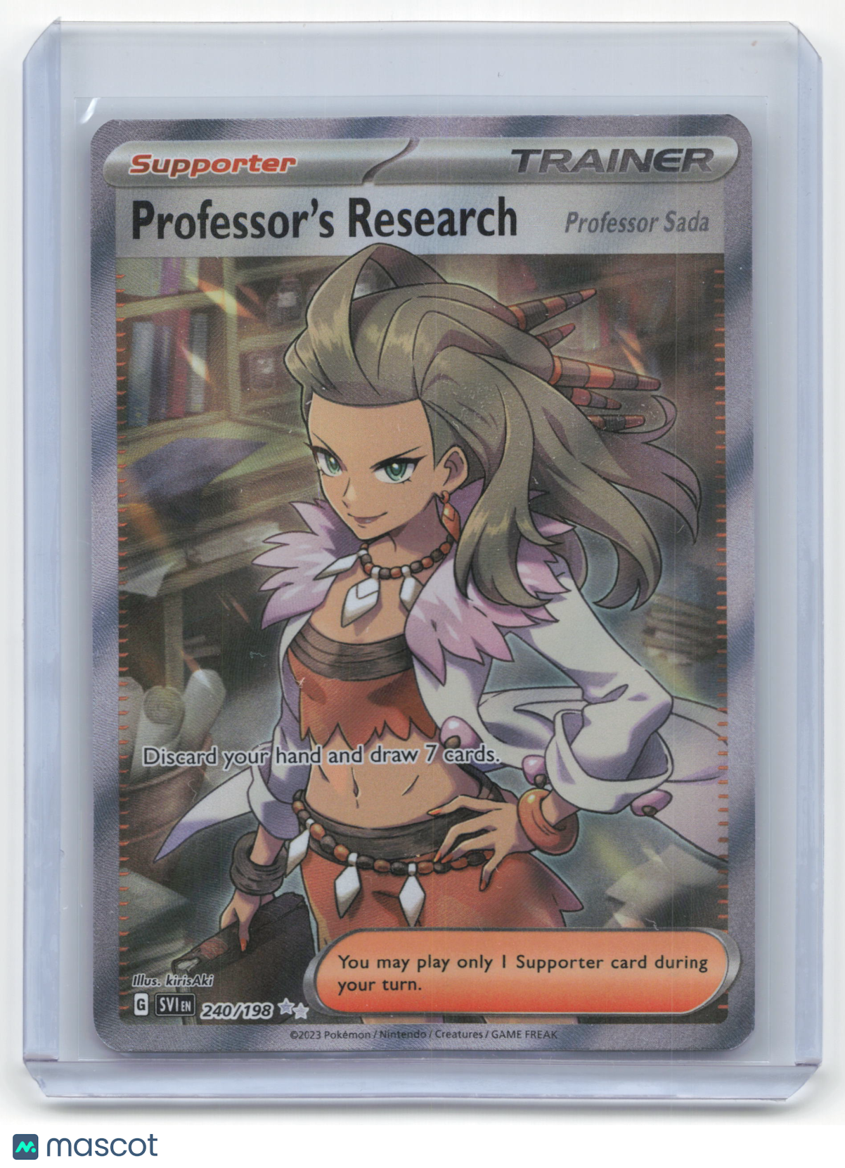 2023 Pokemon Professor's Research Scarlet & Violet #240/198 Near Mint