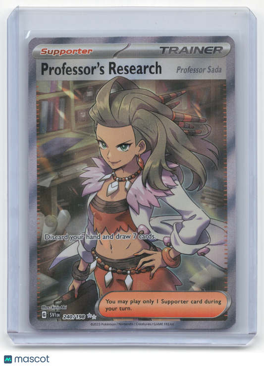 2023 Pokemon Professor's Research Scarlet & Violet #240/198 Near Mint